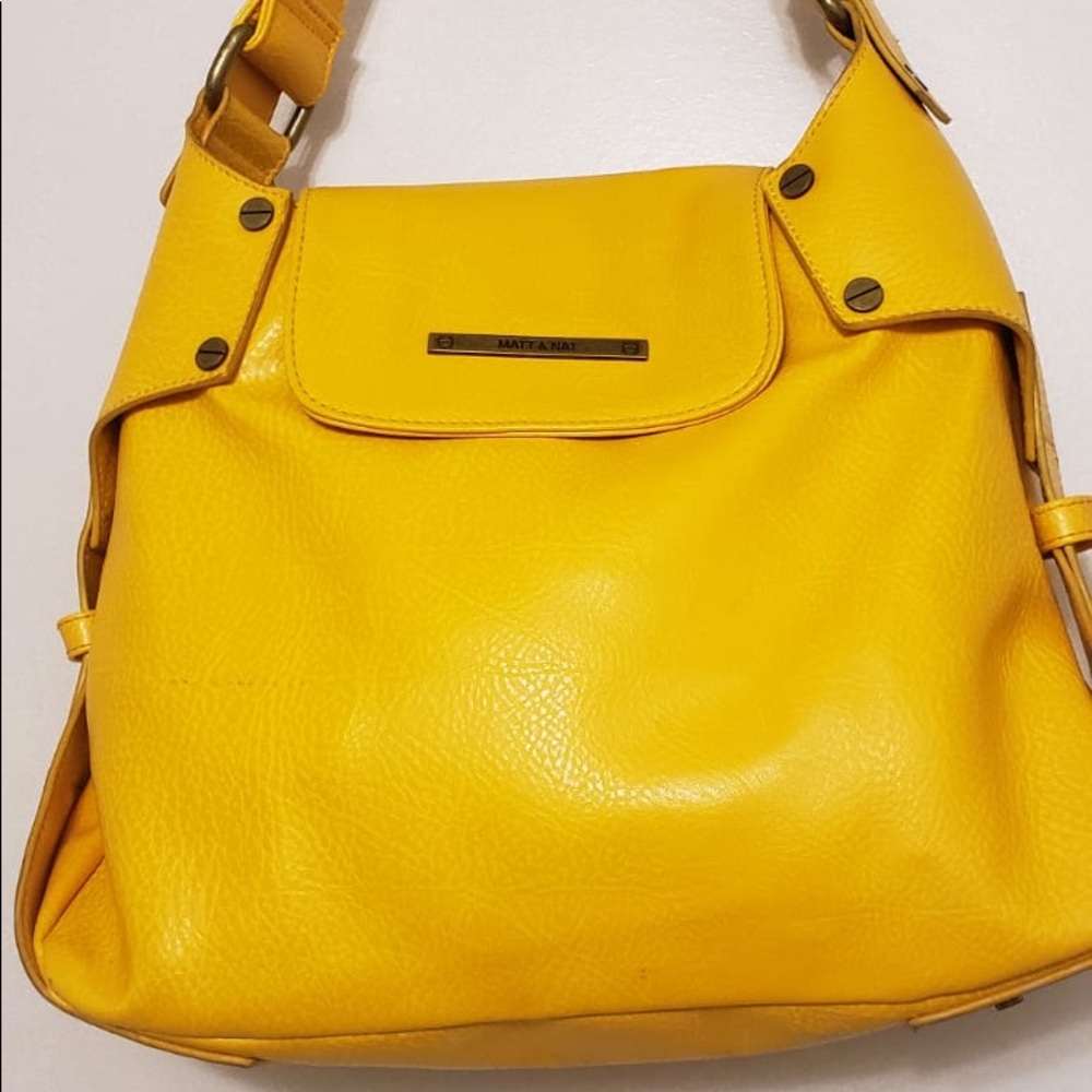 Matt&Natt Yellow Lime Everyday Handbag